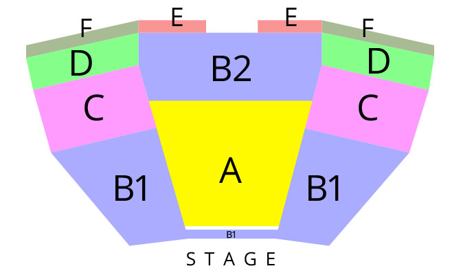 Santa Clarita Performing Arts Center Seating Chart